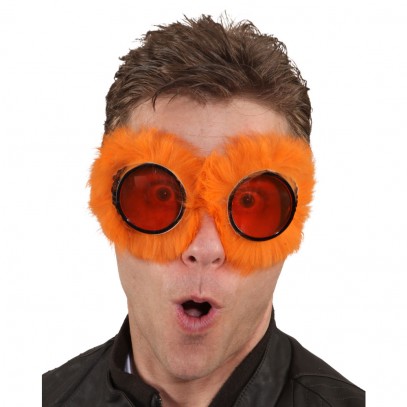Crazy Fliegerbrille orange