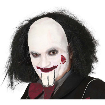 Horrorfilm Figur Maske mit Haaren