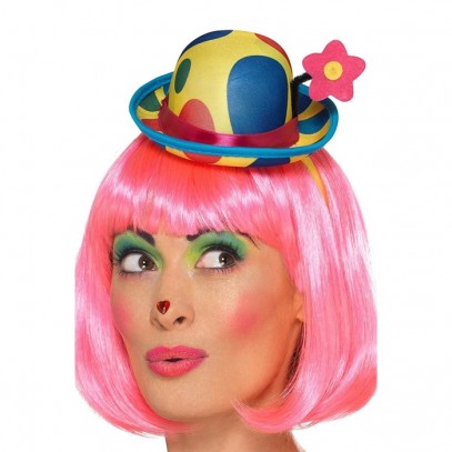 Mini Clowns Hut auf Haarband