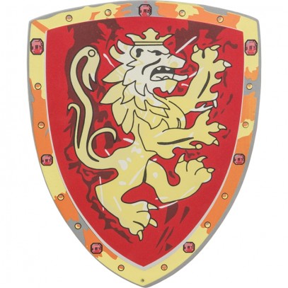 Ritter Löwenschild aus Moosgummi