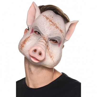 Killer Schweinchen Halloween Maske