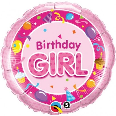 Party Folienballon Birthday Girl