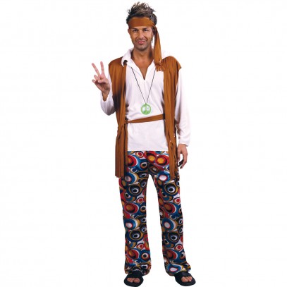 Woodstock Hippie Man Kostüm