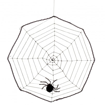 Spinnenetz Hänger 40 cm mit Spinne