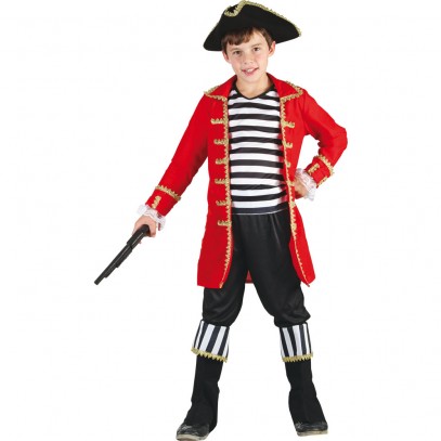 Red Commander Piraten Kostüm