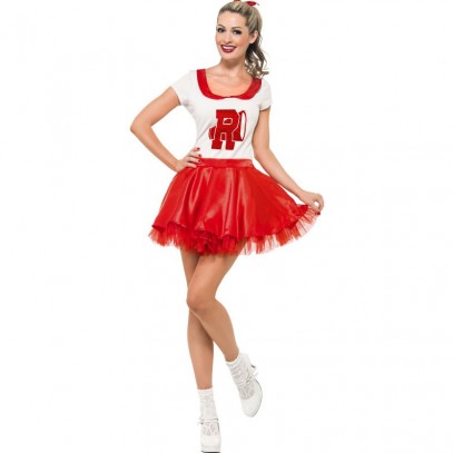 50er Retro Cheerleader Kostüm