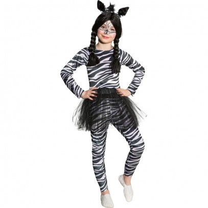 Zebra Mädchen Tipi Kinderkostüm