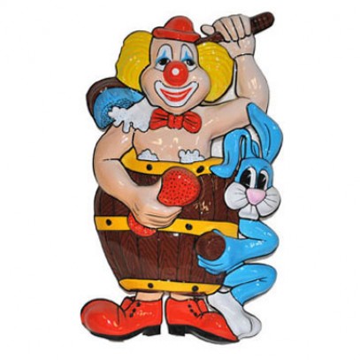 Wanddeko Clown Pauli