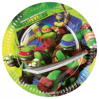 TMNT Ninja Turtles Teller 8er Set
