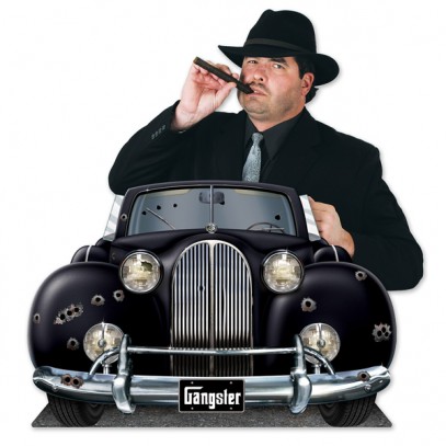 20er Jahre Party Dekoration Gangster Auto