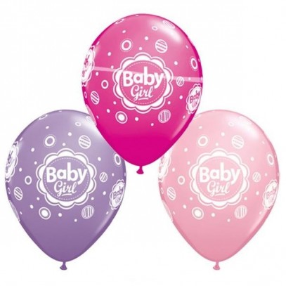 Luftballon-Set Baby Girl
