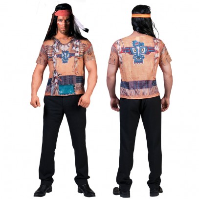 Großer Apache 3D Shirt für Herren