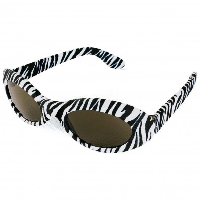 60s Samtige Zebra Sonnenbrille