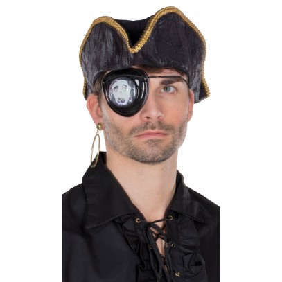 Piraten Augenklappe mit LED