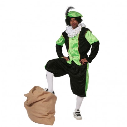 Schwarzer Peter Piet Kostüm grün