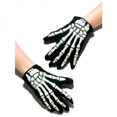 Skelett Handschuhe nachtleuchtend