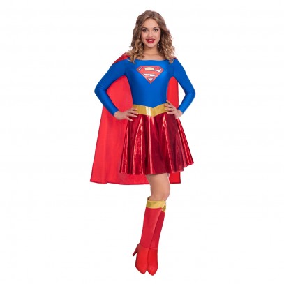 Lizenz Supergirl Damenkostüm