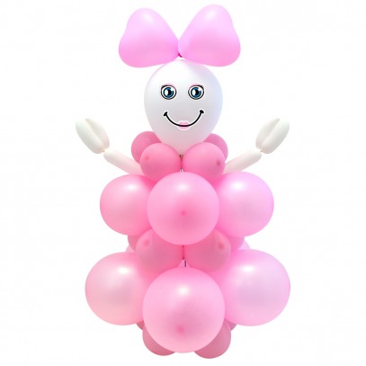 DIY Luftballonkind Baby Girl