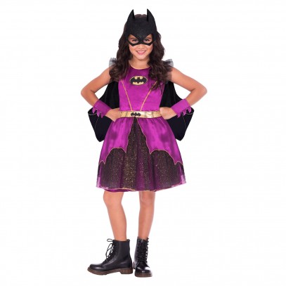 Lizenz Purple Batgirl Kinderkostüm