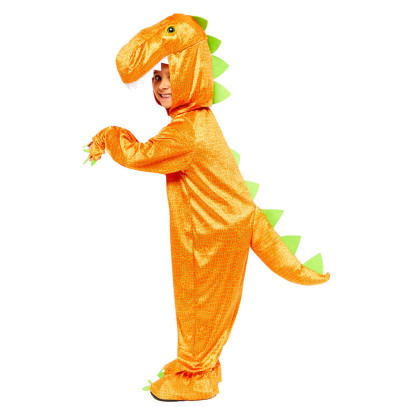 Dinosaurier Kostüm für Kinder orange