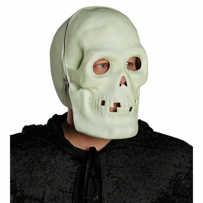 Horror Dead Skull Maske leuchtend