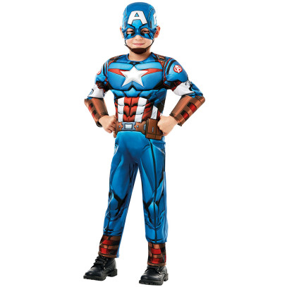 Captain America Avengers Assemble Deluxe Kinderkostüm