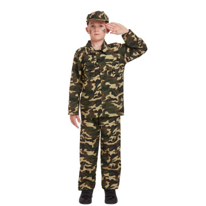 Armee Soldaten Uniform Kinderkostüm