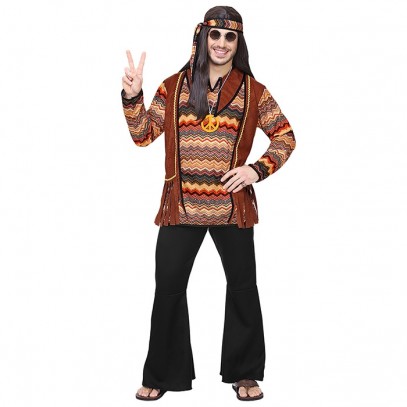 ANZUG 70er Jahre Verkleidung Herren Kostüm Retro Hippie Schlagermove 