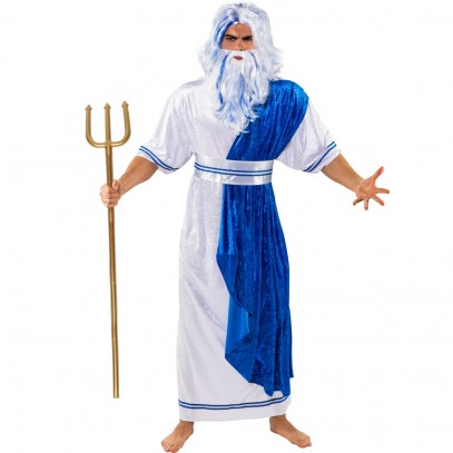 Meeresgott Neptun Kostüm für Herren