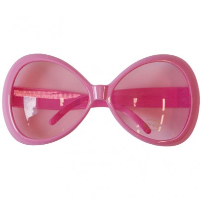 70s Disco Sonnenbrille rosa