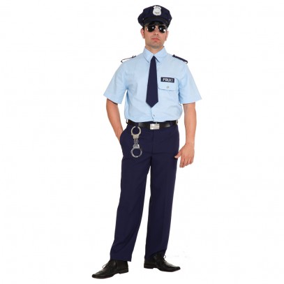 US Police Officer Uniform Herrenkostüm