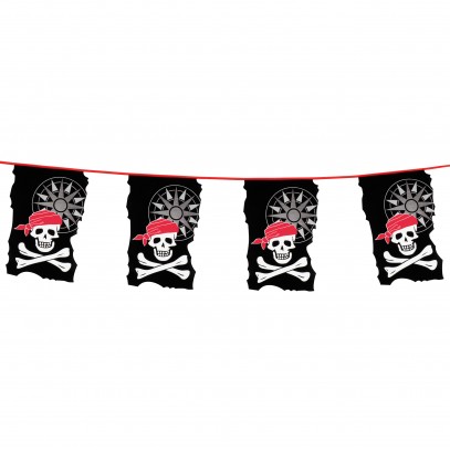 Piraten Wimpelkette 10m