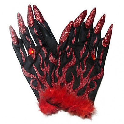 Teuflische Dämonen Handschuhe