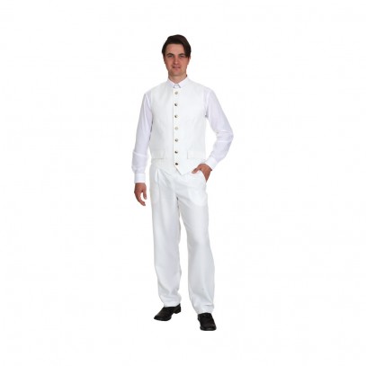 Elegante weiße Hose für Herren