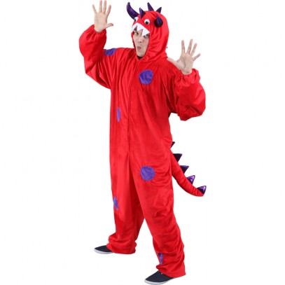 Crazy Red Monster Kostüm Unisex