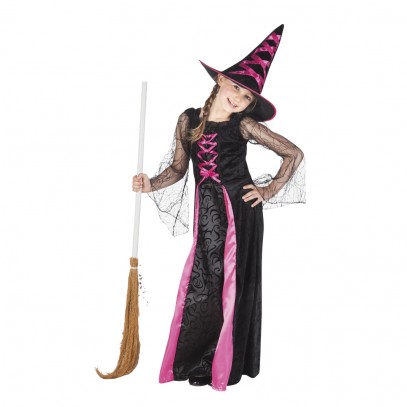 Sweet pinky Witch Hexenkostüm für Kinder