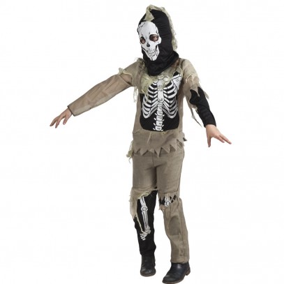 Zombie Skeleton Jungen Kostüm