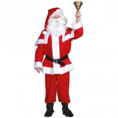 Weihnachtsmann Kostüm Velours Deluxe