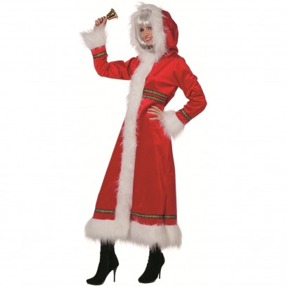 Miss Santa Weihnachtsmantel Kostüm Deluxe