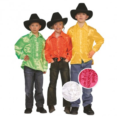 Kinder Rüschenhemd in 5 Farben