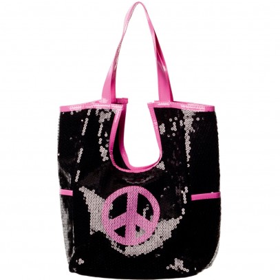 Hippie Pailletten-Handtasche