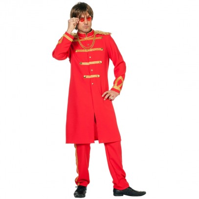Sergeant Pepper Kostüm in rot