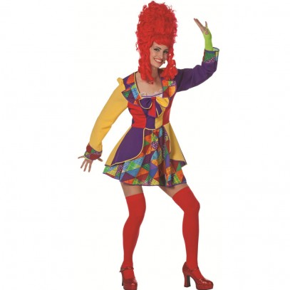 Clownin Pippa Kostüm für Damen