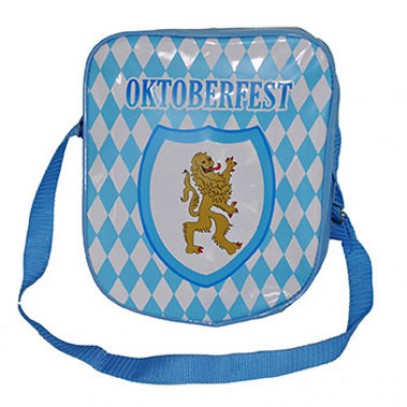 Oktoberfest Tasche blau/weiß