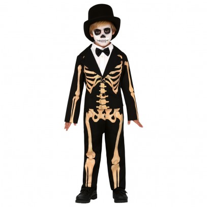 Mr Spooky Skelett Kostüm für Kinder