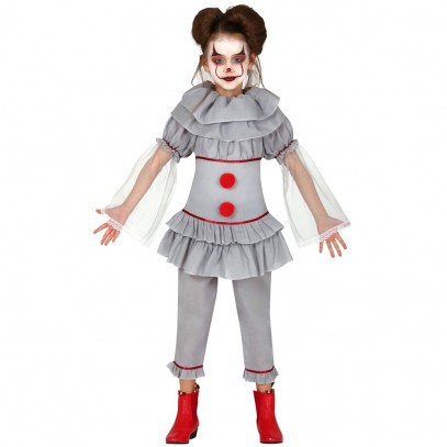 Peggy Killer Clown Kostüm für Mädchen