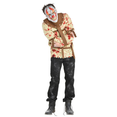 Horror Psycho Clown Kostüm für Herren