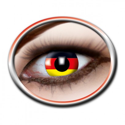Deutschland Flagge Kontaktlinse