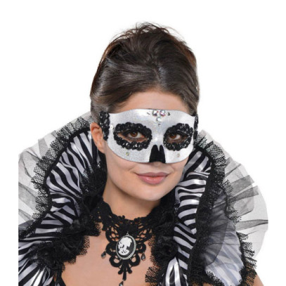Venezianische Skelett Maske für Damen