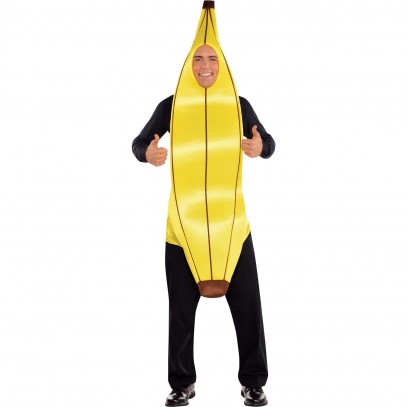 Bananen Herren Kostüm Deluxe
